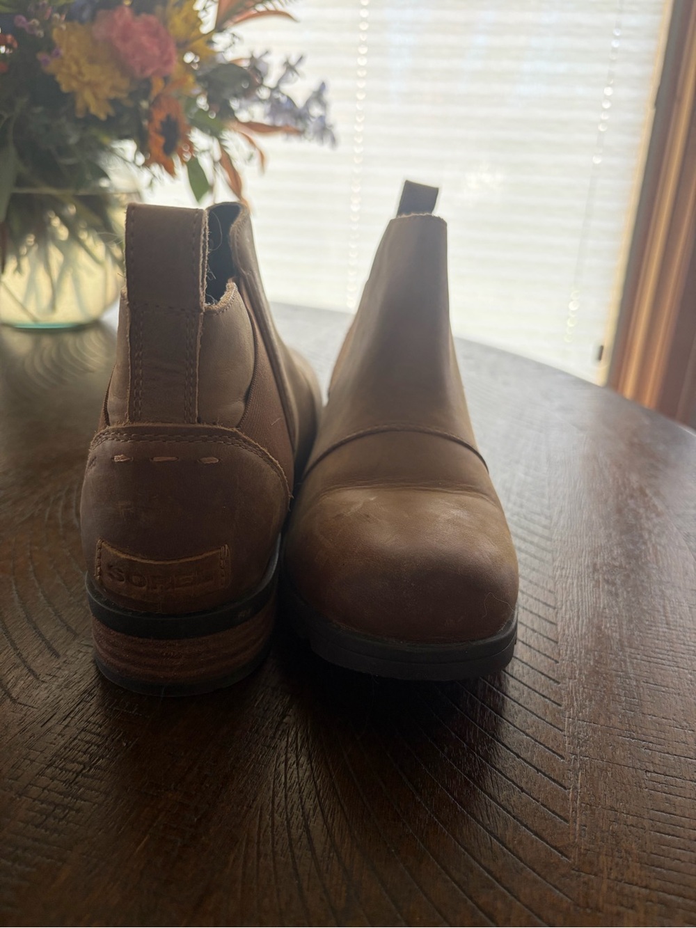 Sorel Tan Leather Chelsea Ankle Booties - Picture 3 of 4